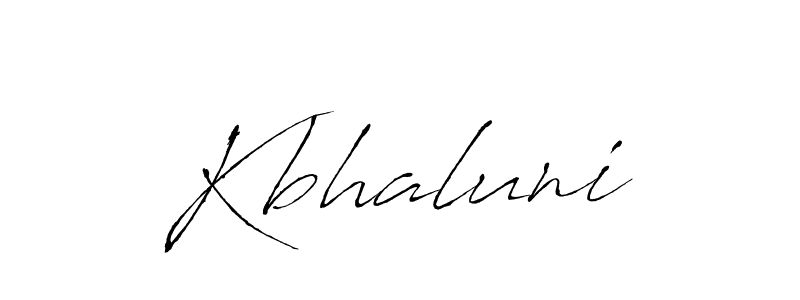 Kbhaluni stylish signature style. Best Handwritten Sign (Antro_Vectra) for my name. Handwritten Signature Collection Ideas for my name Kbhaluni. Kbhaluni signature style 6 images and pictures png