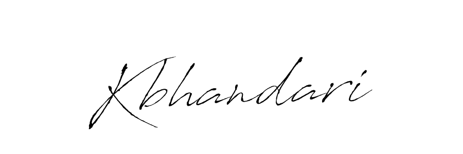 How to make Kbhandari signature? Antro_Vectra is a professional autograph style. Create handwritten signature for Kbhandari name. Kbhandari signature style 6 images and pictures png