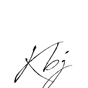 Also we have Kbj name is the best signature style. Create professional handwritten signature collection using Antro_Vectra autograph style. Kbj signature style 6 images and pictures png