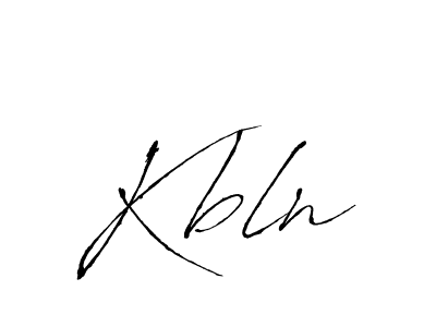 Antro_Vectra is a professional signature style that is perfect for those who want to add a touch of class to their signature. It is also a great choice for those who want to make their signature more unique. Get Kbln name to fancy signature for free. Kbln signature style 6 images and pictures png