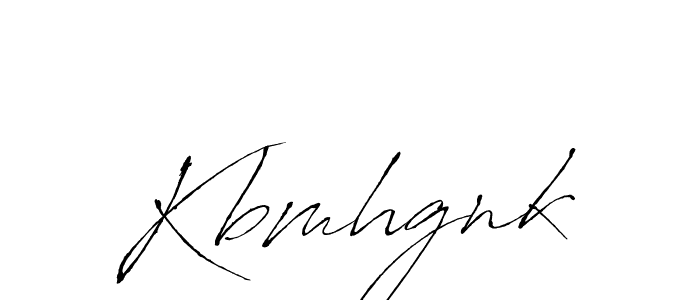 Make a beautiful signature design for name Kbmhgnk. With this signature (Antro_Vectra) style, you can create a handwritten signature for free. Kbmhgnk signature style 6 images and pictures png