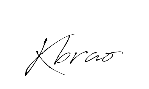 Antro_Vectra is a professional signature style that is perfect for those who want to add a touch of class to their signature. It is also a great choice for those who want to make their signature more unique. Get Kbrao name to fancy signature for free. Kbrao signature style 6 images and pictures png