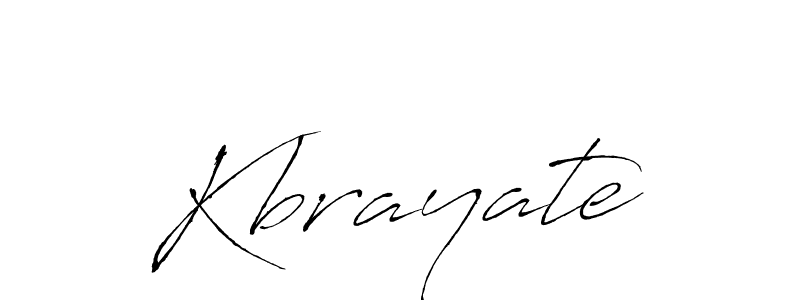 Kbrayate stylish signature style. Best Handwritten Sign (Antro_Vectra) for my name. Handwritten Signature Collection Ideas for my name Kbrayate. Kbrayate signature style 6 images and pictures png