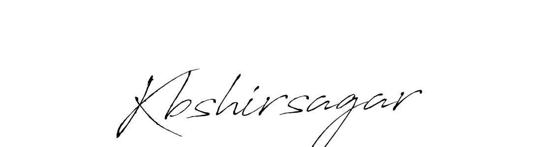 Create a beautiful signature design for name Kbshirsagar. With this signature (Antro_Vectra) fonts, you can make a handwritten signature for free. Kbshirsagar signature style 6 images and pictures png