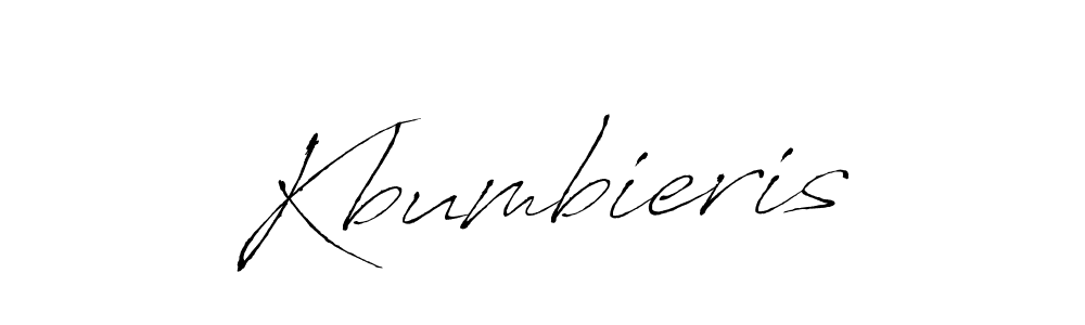 Use a signature maker to create a handwritten signature online. With this signature software, you can design (Antro_Vectra) your own signature for name Kbumbieris. Kbumbieris signature style 6 images and pictures png