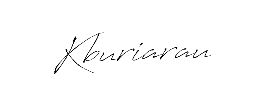 Use a signature maker to create a handwritten signature online. With this signature software, you can design (Antro_Vectra) your own signature for name Kburiarau. Kburiarau signature style 6 images and pictures png