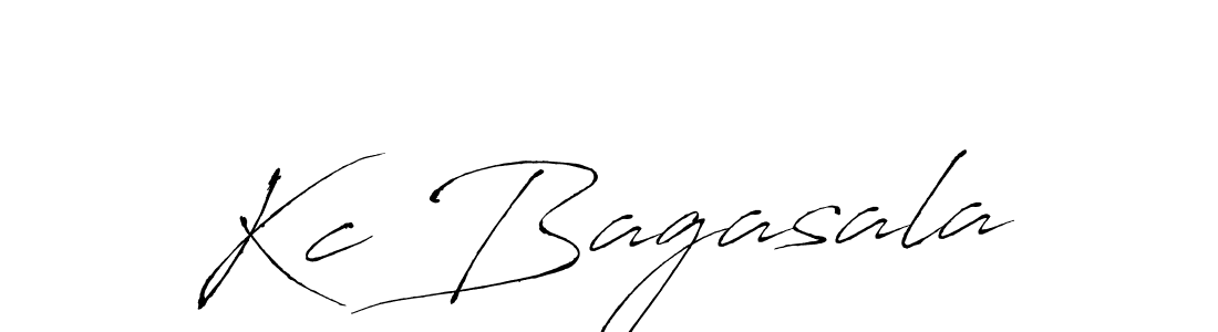 Create a beautiful signature design for name Kc Bagasala. With this signature (Antro_Vectra) fonts, you can make a handwritten signature for free. Kc Bagasala signature style 6 images and pictures png