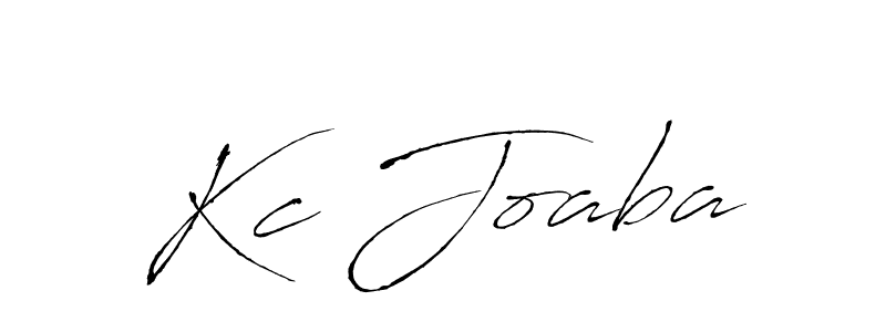 Create a beautiful signature design for name Kc Joaba. With this signature (Antro_Vectra) fonts, you can make a handwritten signature for free. Kc Joaba signature style 6 images and pictures png