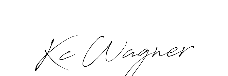 Create a beautiful signature design for name Kc Wagner. With this signature (Antro_Vectra) fonts, you can make a handwritten signature for free. Kc Wagner signature style 6 images and pictures png