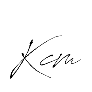 Create a beautiful signature design for name Kcm. With this signature (Antro_Vectra) fonts, you can make a handwritten signature for free. Kcm signature style 6 images and pictures png