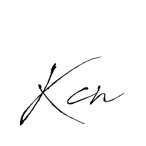 Use a signature maker to create a handwritten signature online. With this signature software, you can design (Antro_Vectra) your own signature for name Kcn. Kcn signature style 6 images and pictures png