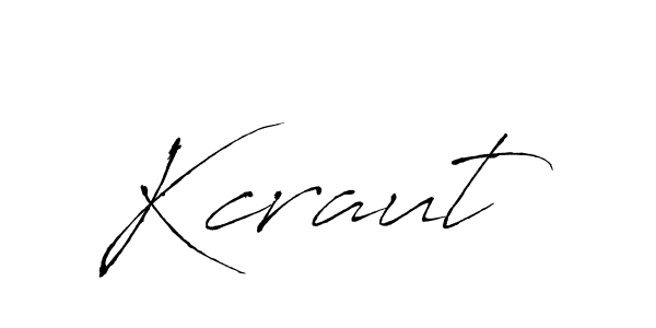 How to make Kcraut name signature. Use Antro_Vectra style for creating short signs online. This is the latest handwritten sign. Kcraut signature style 6 images and pictures png