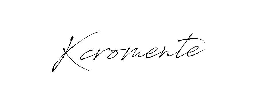 Use a signature maker to create a handwritten signature online. With this signature software, you can design (Antro_Vectra) your own signature for name Kcromente. Kcromente signature style 6 images and pictures png