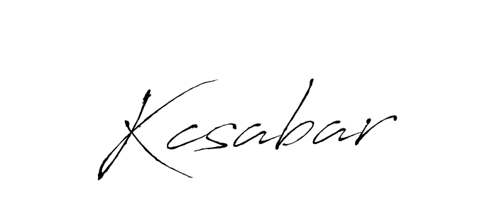 Antro_Vectra is a professional signature style that is perfect for those who want to add a touch of class to their signature. It is also a great choice for those who want to make their signature more unique. Get Kcsabar name to fancy signature for free. Kcsabar signature style 6 images and pictures png