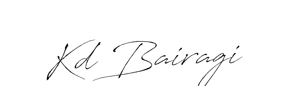 Design your own signature with our free online signature maker. With this signature software, you can create a handwritten (Antro_Vectra) signature for name Kd Bairagi. Kd Bairagi signature style 6 images and pictures png