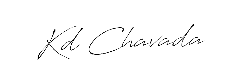 Design your own signature with our free online signature maker. With this signature software, you can create a handwritten (Antro_Vectra) signature for name Kd Chavada. Kd Chavada signature style 6 images and pictures png
