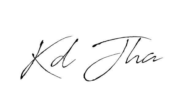 You should practise on your own different ways (Antro_Vectra) to write your name (Kd Jha) in signature. don't let someone else do it for you. Kd Jha signature style 6 images and pictures png