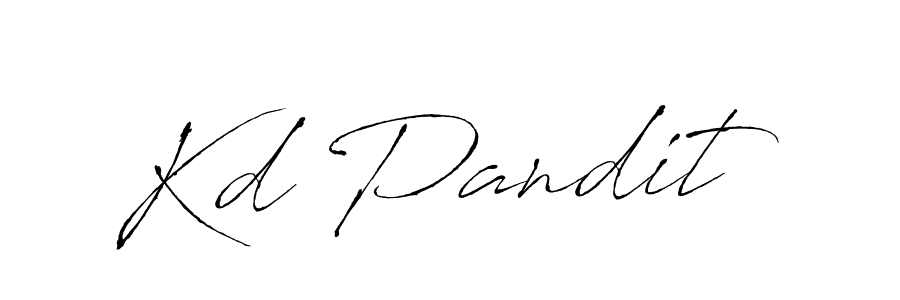 How to make Kd Pandit signature? Antro_Vectra is a professional autograph style. Create handwritten signature for Kd Pandit name. Kd Pandit signature style 6 images and pictures png