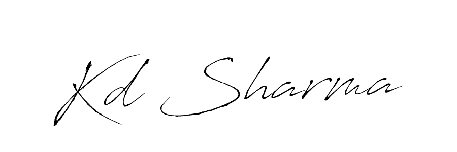 How to make Kd Sharma name signature. Use Antro_Vectra style for creating short signs online. This is the latest handwritten sign. Kd Sharma signature style 6 images and pictures png