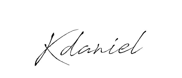 Kdaniel stylish signature style. Best Handwritten Sign (Antro_Vectra) for my name. Handwritten Signature Collection Ideas for my name Kdaniel. Kdaniel signature style 6 images and pictures png