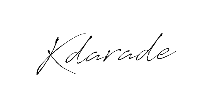 You should practise on your own different ways (Antro_Vectra) to write your name (Kdarade) in signature. don't let someone else do it for you. Kdarade signature style 6 images and pictures png