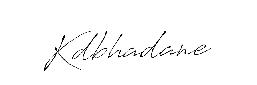 Kdbhadane stylish signature style. Best Handwritten Sign (Antro_Vectra) for my name. Handwritten Signature Collection Ideas for my name Kdbhadane. Kdbhadane signature style 6 images and pictures png