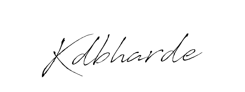 Make a beautiful signature design for name Kdbharde. Use this online signature maker to create a handwritten signature for free. Kdbharde signature style 6 images and pictures png