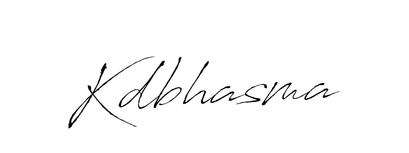 Design your own signature with our free online signature maker. With this signature software, you can create a handwritten (Antro_Vectra) signature for name Kdbhasma. Kdbhasma signature style 6 images and pictures png