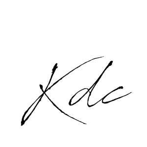 Best and Professional Signature Style for Kdc. Antro_Vectra Best Signature Style Collection. Kdc signature style 6 images and pictures png