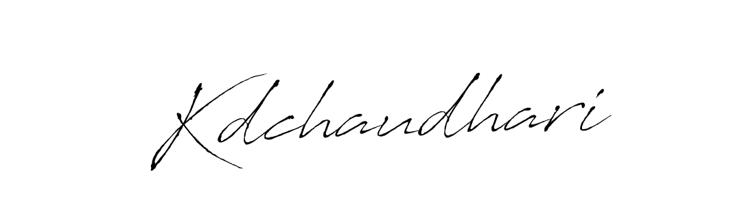 Also we have Kdchaudhari name is the best signature style. Create professional handwritten signature collection using Antro_Vectra autograph style. Kdchaudhari signature style 6 images and pictures png