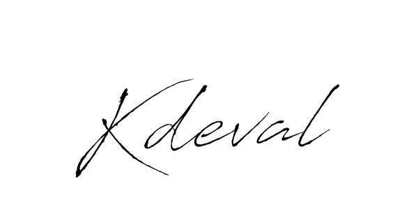 Make a beautiful signature design for name Kdeval. With this signature (Antro_Vectra) style, you can create a handwritten signature for free. Kdeval signature style 6 images and pictures png