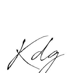 Use a signature maker to create a handwritten signature online. With this signature software, you can design (Antro_Vectra) your own signature for name Kdg. Kdg signature style 6 images and pictures png