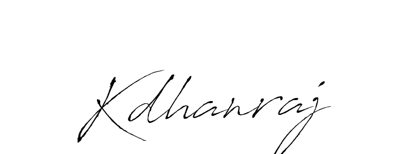 The best way (Antro_Vectra) to make a short signature is to pick only two or three words in your name. The name Kdhanraj include a total of six letters. For converting this name. Kdhanraj signature style 6 images and pictures png