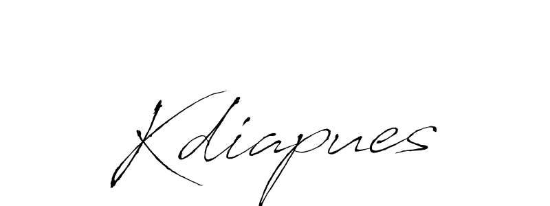 Similarly Antro_Vectra is the best handwritten signature design. Signature creator online .You can use it as an online autograph creator for name Kdiapues. Kdiapues signature style 6 images and pictures png