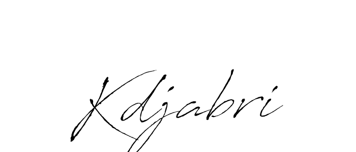 You should practise on your own different ways (Antro_Vectra) to write your name (Kdjabri) in signature. don't let someone else do it for you. Kdjabri signature style 6 images and pictures png