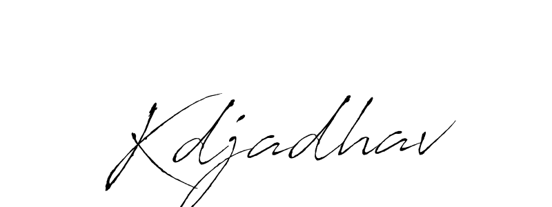 Antro_Vectra is a professional signature style that is perfect for those who want to add a touch of class to their signature. It is also a great choice for those who want to make their signature more unique. Get Kdjadhav name to fancy signature for free. Kdjadhav signature style 6 images and pictures png