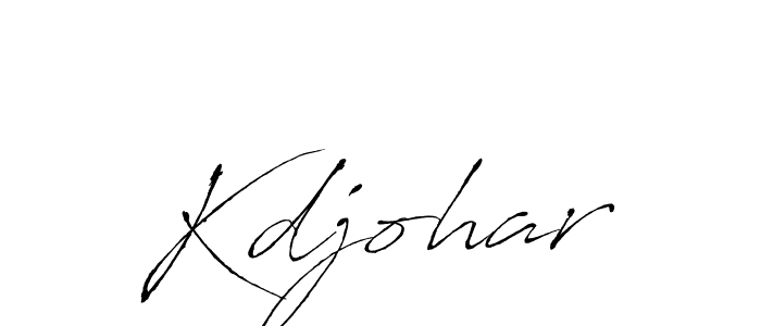 You should practise on your own different ways (Antro_Vectra) to write your name (Kdjohar) in signature. don't let someone else do it for you. Kdjohar signature style 6 images and pictures png