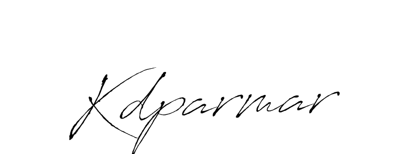 Kdparmar stylish signature style. Best Handwritten Sign (Antro_Vectra) for my name. Handwritten Signature Collection Ideas for my name Kdparmar. Kdparmar signature style 6 images and pictures png