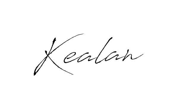 Also we have Kealan name is the best signature style. Create professional handwritten signature collection using Antro_Vectra autograph style. Kealan signature style 6 images and pictures png