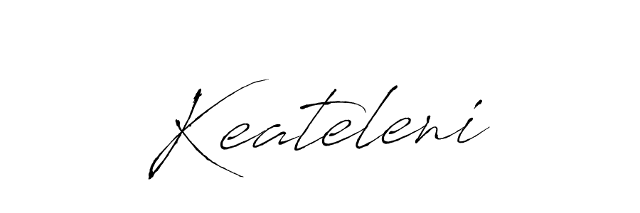 Use a signature maker to create a handwritten signature online. With this signature software, you can design (Antro_Vectra) your own signature for name Keateleni. Keateleni signature style 6 images and pictures png