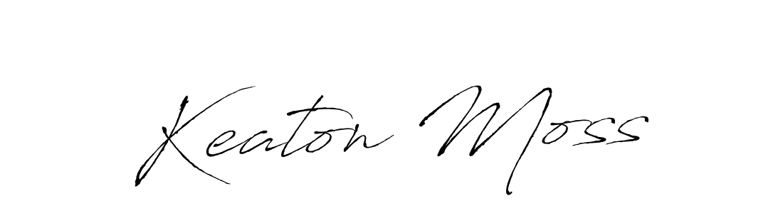 Use a signature maker to create a handwritten signature online. With this signature software, you can design (Antro_Vectra) your own signature for name Keaton Moss. Keaton Moss signature style 6 images and pictures png