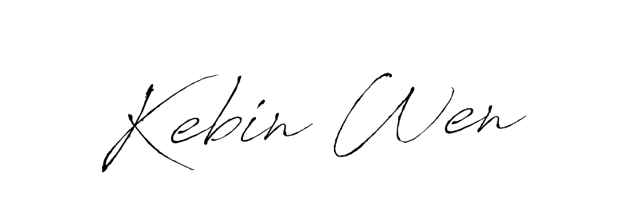 Also we have Kebin Wen name is the best signature style. Create professional handwritten signature collection using Antro_Vectra autograph style. Kebin Wen signature style 6 images and pictures png