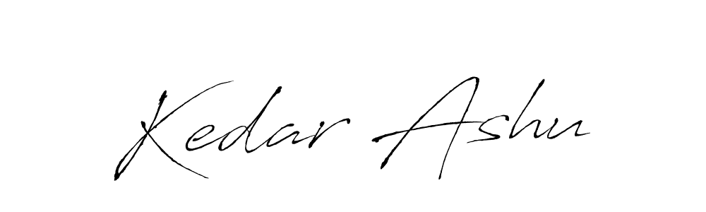 The best way (Antro_Vectra) to make a short signature is to pick only two or three words in your name. The name Kedar Ashu include a total of six letters. For converting this name. Kedar Ashu signature style 6 images and pictures png