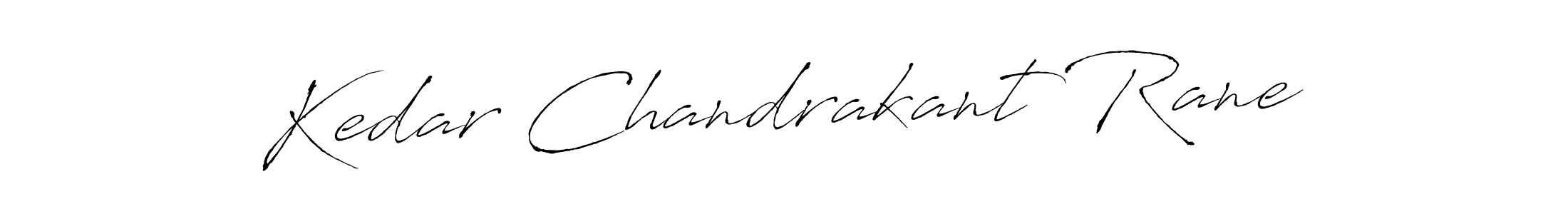 Create a beautiful signature design for name Kedar Chandrakant Rane. With this signature (Antro_Vectra) fonts, you can make a handwritten signature for free. Kedar Chandrakant Rane signature style 6 images and pictures png