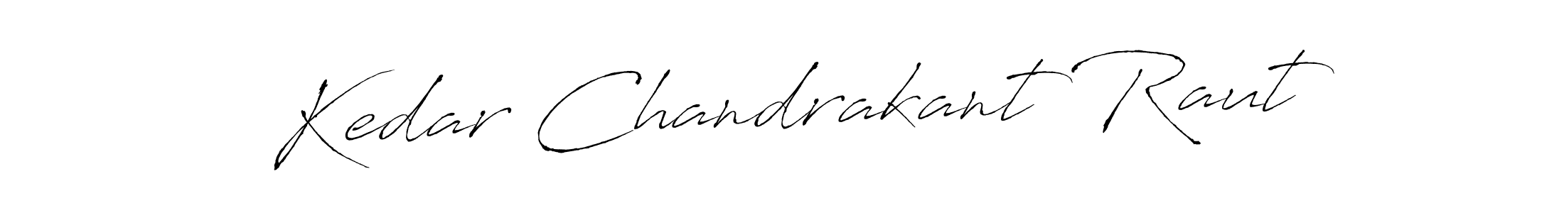 This is the best signature style for the Kedar Chandrakant Raut name. Also you like these signature font (Antro_Vectra). Mix name signature. Kedar Chandrakant Raut signature style 6 images and pictures png