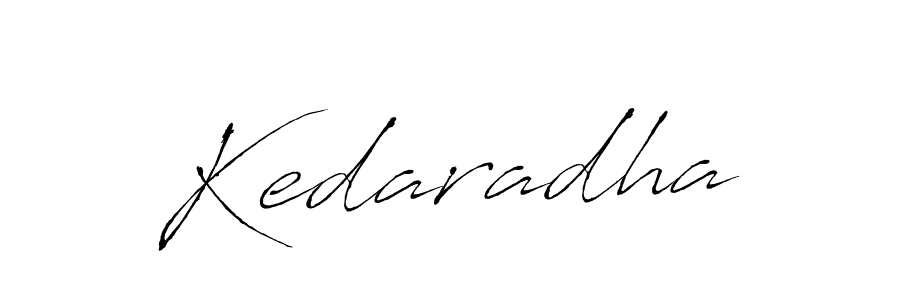 You should practise on your own different ways (Antro_Vectra) to write your name (Kedaradha) in signature. don't let someone else do it for you. Kedaradha signature style 6 images and pictures png