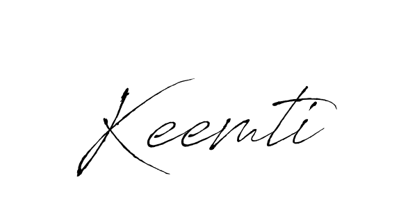 Create a beautiful signature design for name Keemti. With this signature (Antro_Vectra) fonts, you can make a handwritten signature for free. Keemti signature style 6 images and pictures png