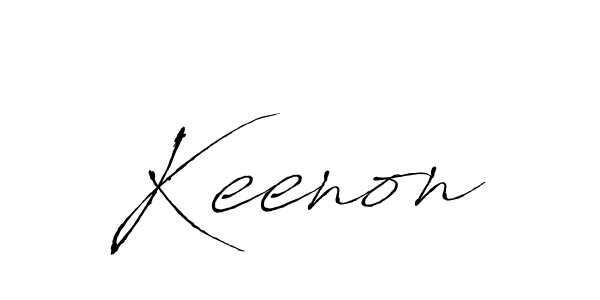 Create a beautiful signature design for name Keenon. With this signature (Antro_Vectra) fonts, you can make a handwritten signature for free. Keenon signature style 6 images and pictures png