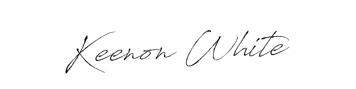 How to Draw Keenon White signature style? Antro_Vectra is a latest design signature styles for name Keenon White. Keenon White signature style 6 images and pictures png