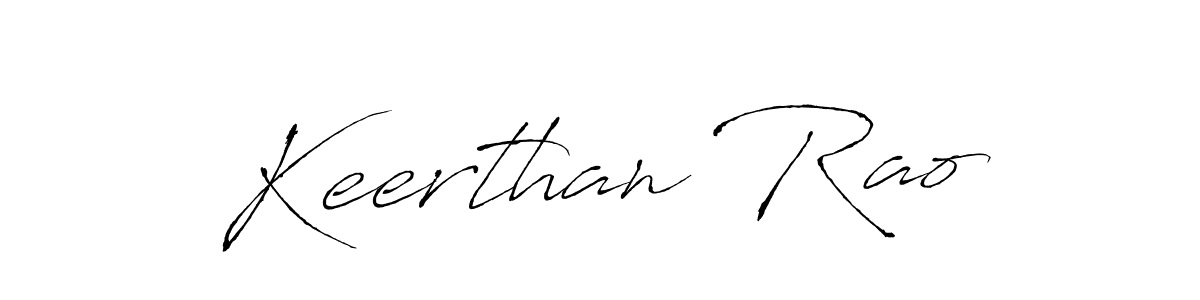 You can use this online signature creator to create a handwritten signature for the name Keerthan Rao. This is the best online autograph maker. Keerthan Rao signature style 6 images and pictures png